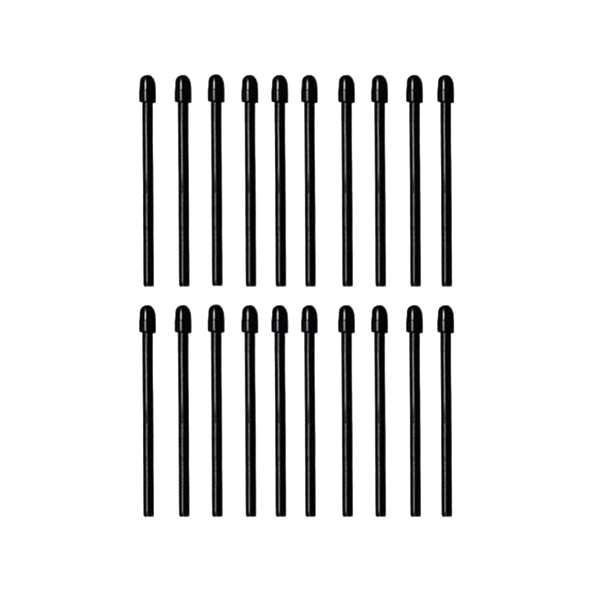 Tablet Stylus Accessories - หัวปากกามาร์กเกอร์ปลายปากกา/ปลายปากกาสำหรับ2ปากกาสไตลัสที่โดดเด่นเปลี่ยนปลายปากกานุ่ม/ปลายสีดำ