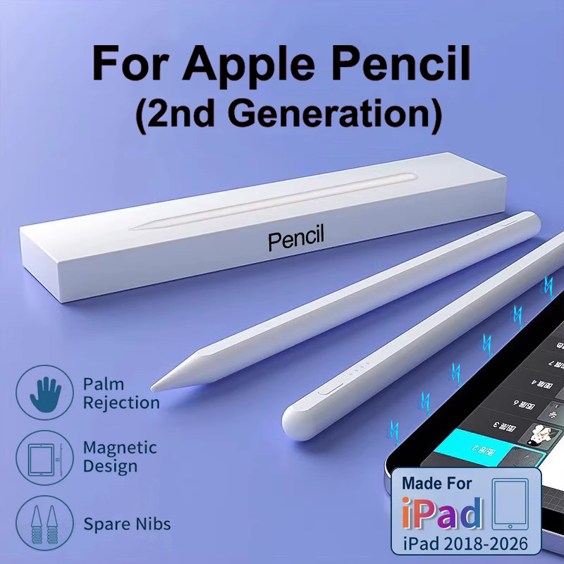 Tablet Pencil Accessories - ดินสอแอปเปิ้ลของแท้รุ่น2ND ไอแพดดินสอ2สไตลัสสัมผัสสำหรับ iPad Pro Air 11