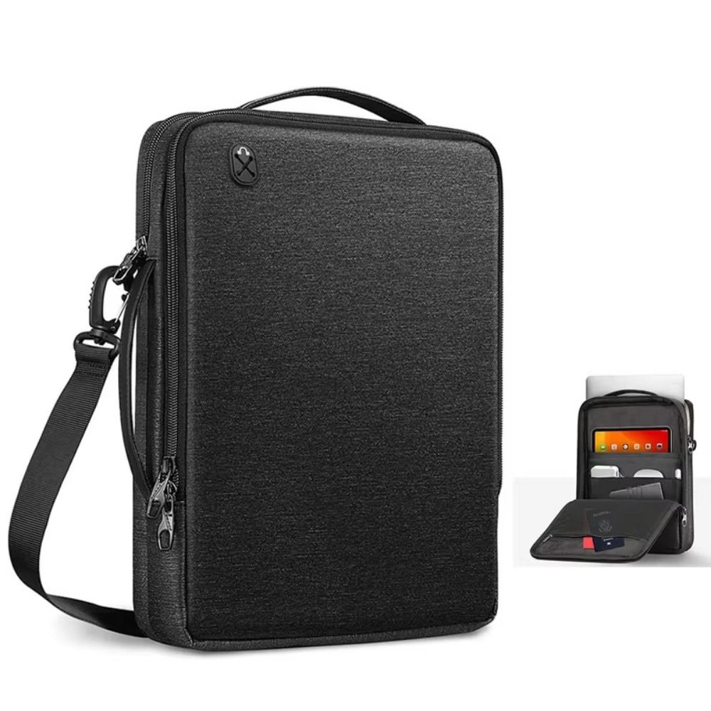 Tablet And Accessories Bag - ใหม่ 13.3-15.4 นิ้วแล็ปท็อปไหล่กระเป๋ากันน้ําขนาดใหญ่ความจุแท็บเล็ต Handle กันกระแทกกระเป๋าถือ