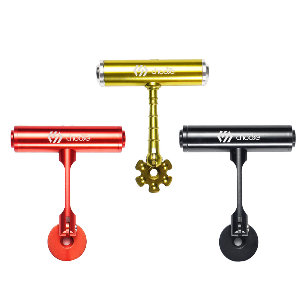 Laptop Tablet Accessories - อุปกรณ์เสริมจักรยาน ขายึดแฮนด์จักรยานแบบขยาย ฝาครอบแฮนด์แบบรวม ที่ยึดคอมพิวเตอร์สำหรับจักรยาน ที่ยึดโคมไฟ ฐานรองรับอะลูมิเนียม