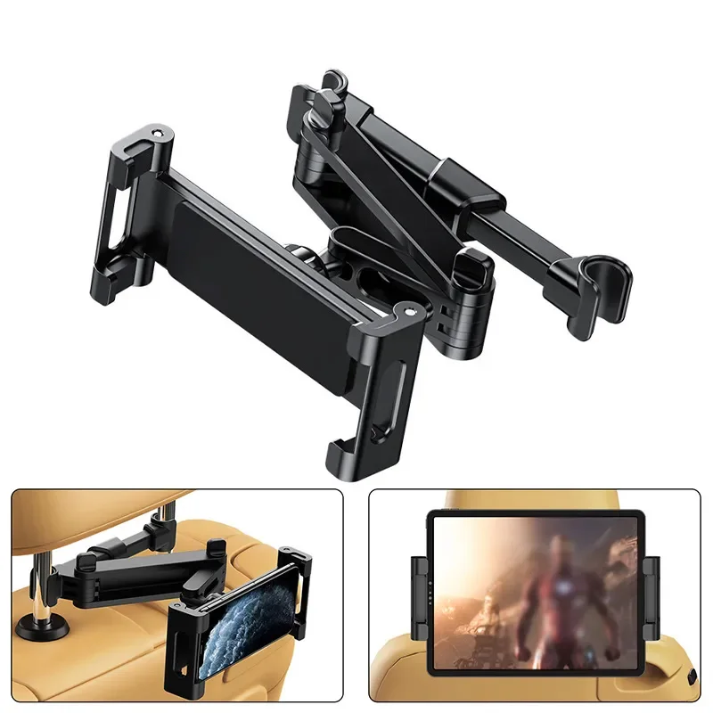 Car Accessories Tablet Holder - ที่วางโทรศัพท์มือถือและแท็บเล็ตในรถยนต์ หมุนได้ 360 องศา ปรับได้ ยืดหดได้