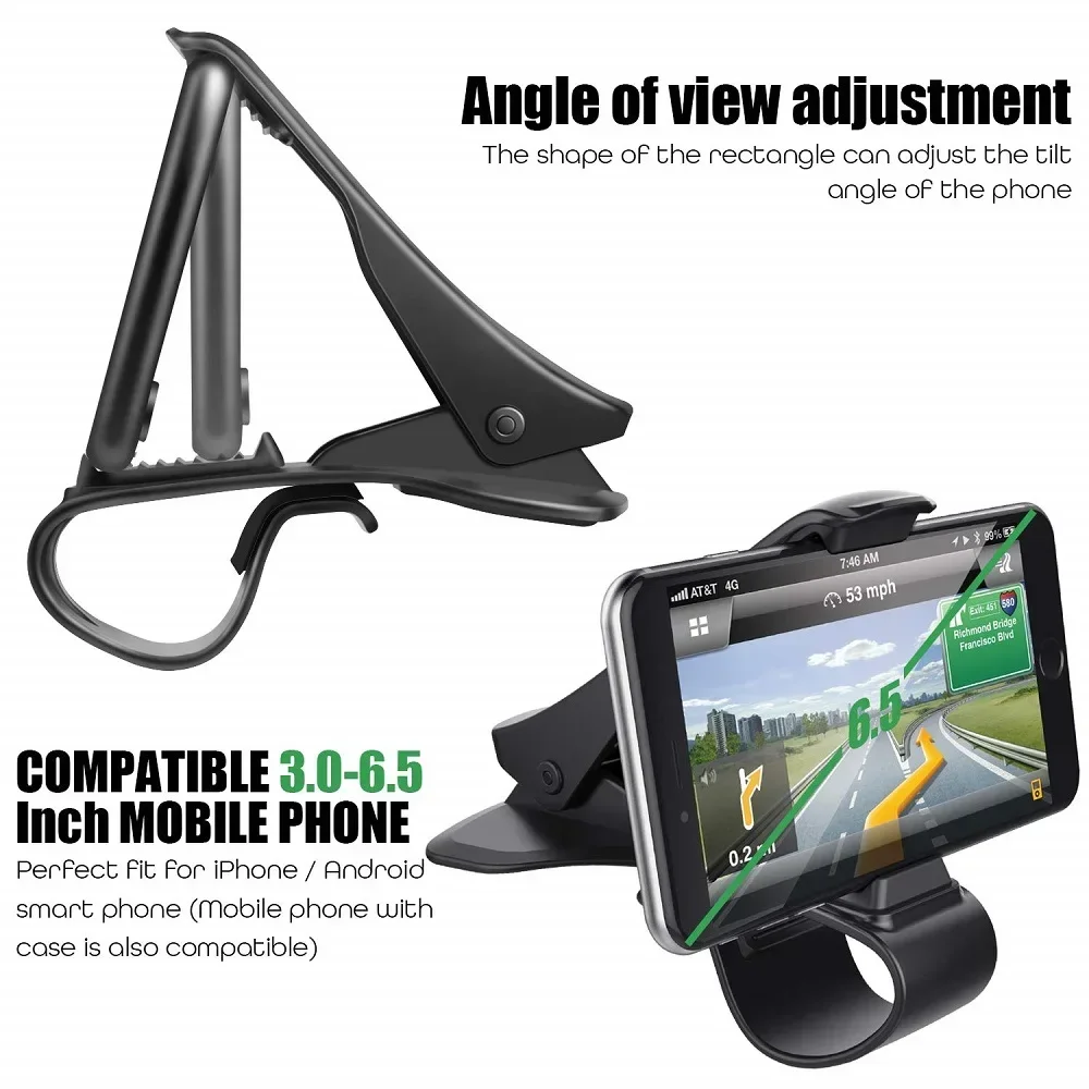 Car Accessories Tablet Holder - ที่วางโทรศัพท์มือถือในรถยนต์แบบยูนิเวอร์แซล ที่ยึดติดง่าย ใช้ได้กับแผงคอนโซลอเนกประสงค์ ใช้ได้กับ GPS นำทาง