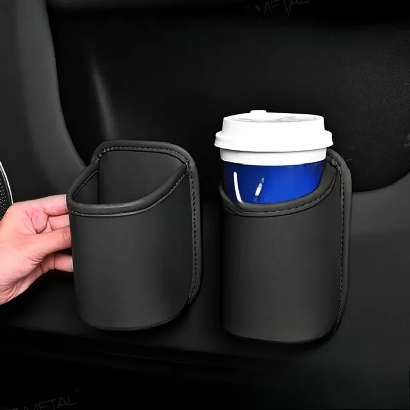 Tablet Accessories For Car - ที่วางแก้วในรถยนต์ ที่วางแก้วหนัง ที่วางเครื่องดื่มในรถยนต์ กล่องเก็บของ ที่วางแก้วหลังเบาะรถยนต์ อุปกรณ์จัดระเบียบสำหรับอุปกรณ์ตกแต่งภายในรถยนต์