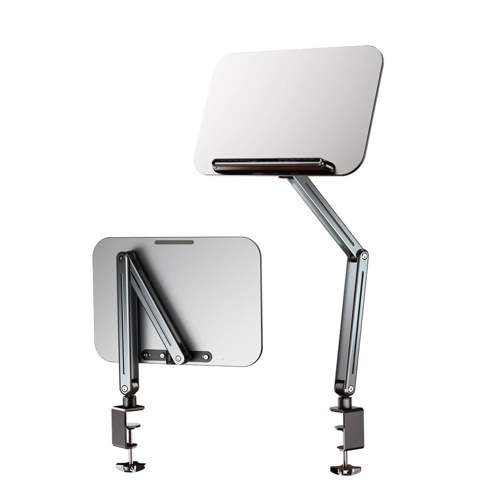Tablet Stand Adjustable - ขาตั้งหนังสือแบบปรับได้ 360 องศา ชั้นวางหนังสือหมุนได้ สำหรับตำราอาหาร แท็บเล็ต