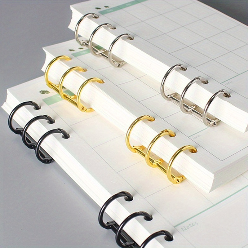 Laptop Tablet Accessories - 10 ชิ้น วงแหวนโลหะสำหรับเข้าเล่มสมุด ปฏิทิน วงกลม 3