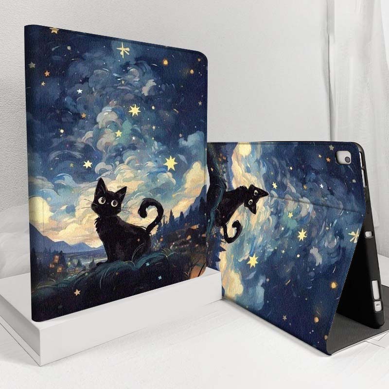Samsung Tablet S11 Accessories - เคสแท็บเล็ตลายการ์ตูนแมวแวนโก๊ะ สำหรับ Samsung Galaxy Tab S11