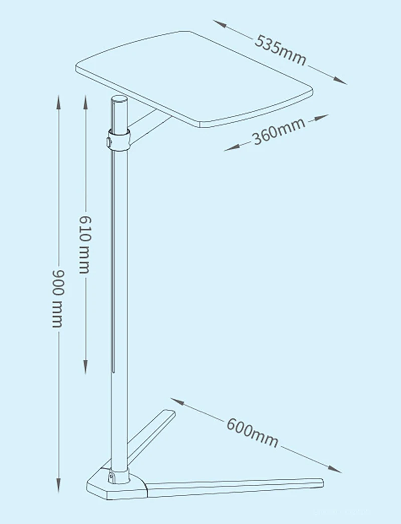 ขาตั้งโน้ตบุ๊กปรับระดับความสูง - Tablet Lap Desk บทวิจารณ์และราคา