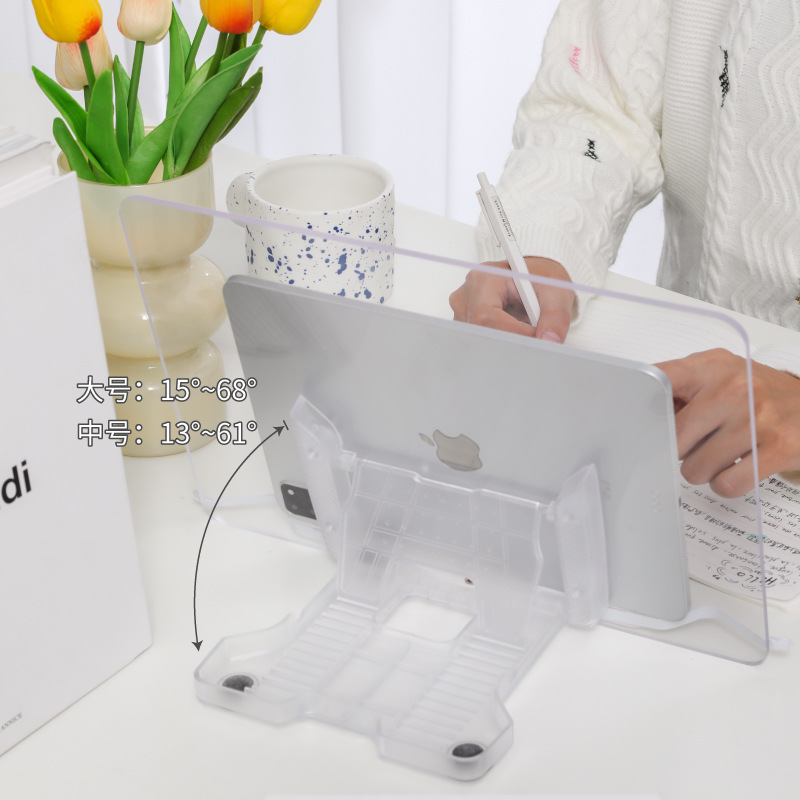 แท่นวางอ่านหนังสืออะคริลิคใสอเ - Tablet Stand Adjustable บทวิจารณ์และราคา