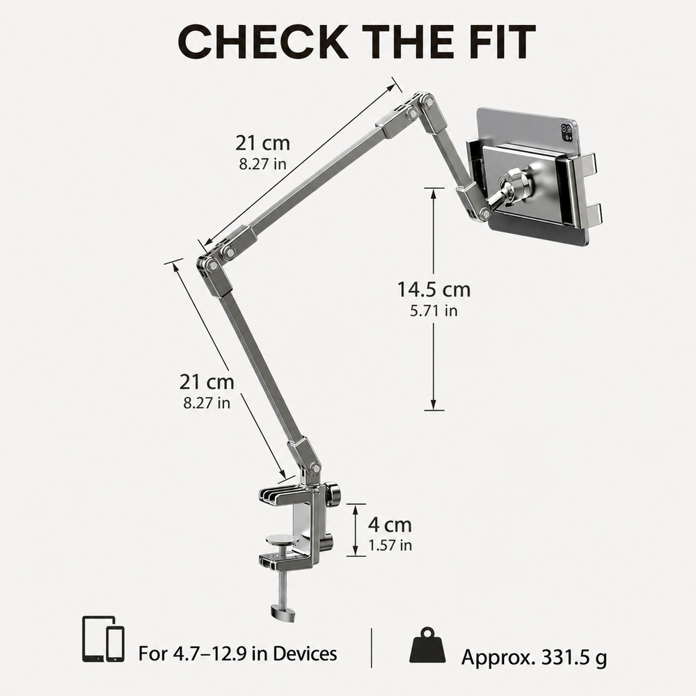 ขาตั้งโทรศัพท์แบบปรับได้สำหรับ - Tablet Stand Adjustable บทวิจารณ์และราคา