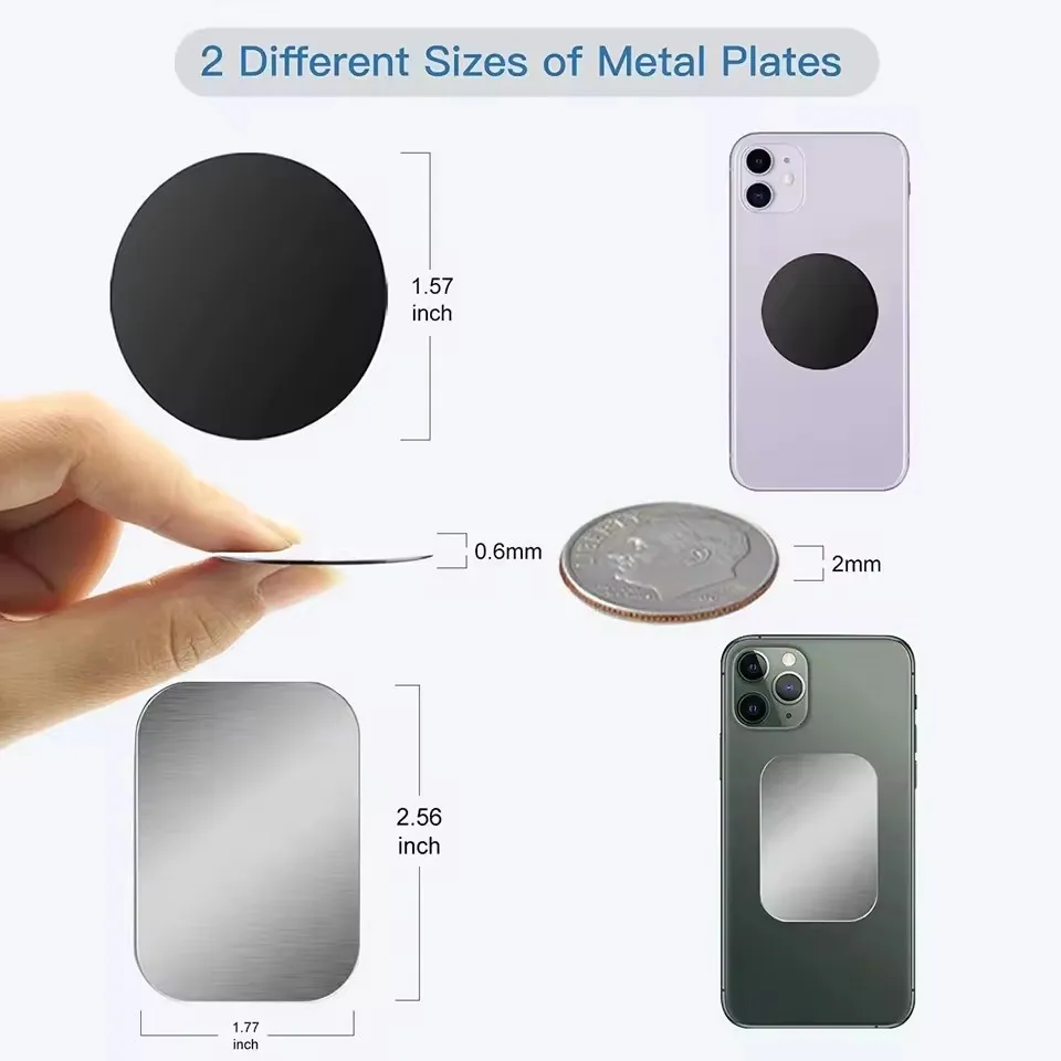 แผ่นโลหะสำหรับที่ยึดโทรศัพท์ใน - Tablet Accessories For Car บทวิจารณ์และราคา