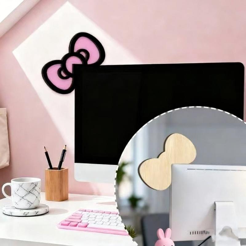 โบว์ไม้ตกแต่งหน้าจอ 1/2 ชิ้น น - Tablet Lap Desk บทวิจารณ์และราคา