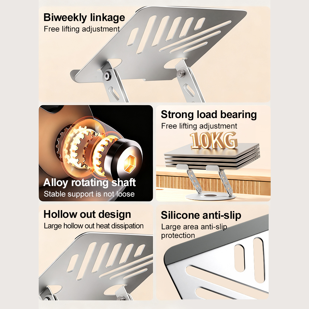 360 °   ขาตั้งแล็ปท็อปแบบหมุนไ - Tablet Lap Desk บทวิจารณ์และราคา