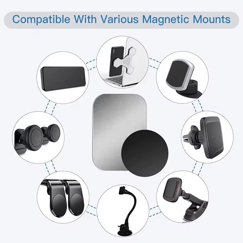 แผ่นโลหะแม่เหล็กบางสำหรับที่วา - Tablet Accessories For Car บทวิจารณ์และราคา
