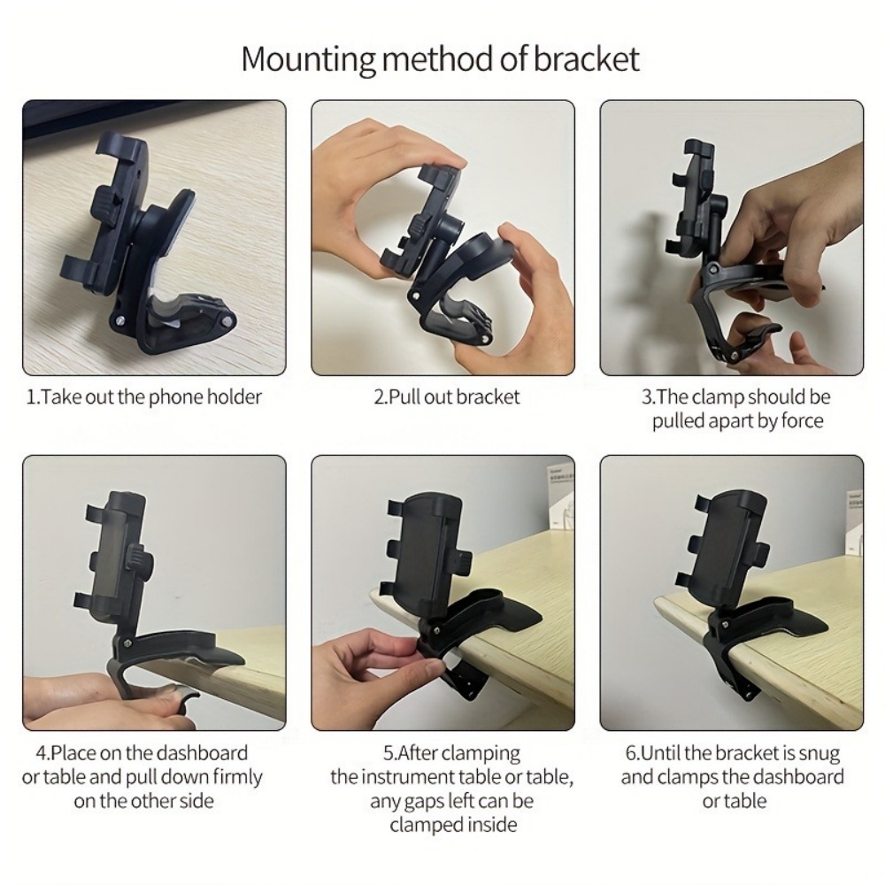 ที่วางโทรศัพท์ในรถยนต์แบบหนีบ  - Car Accessories Tablet Holder บทวิจารณ์และราคา
