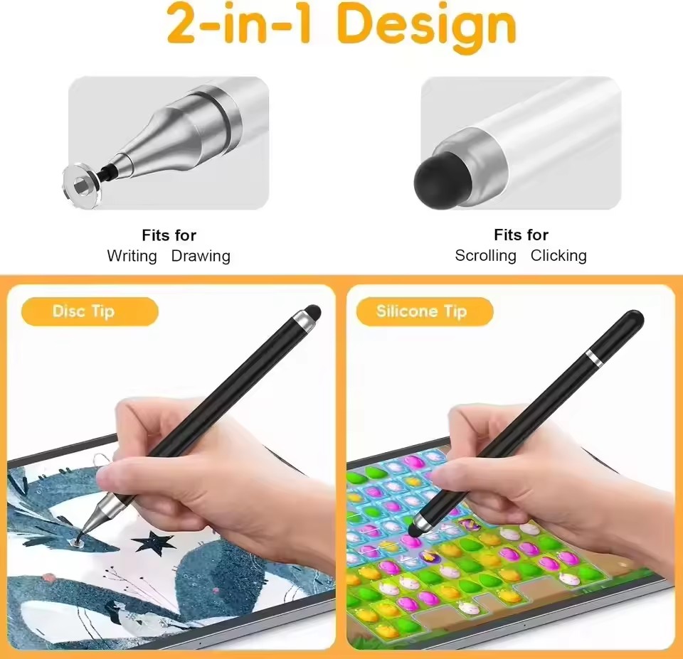 ปากกาสไตลัสอเนกประสงค์ 2 in 1  - Tablet Stylus Accessories บทวิจารณ์และราคา