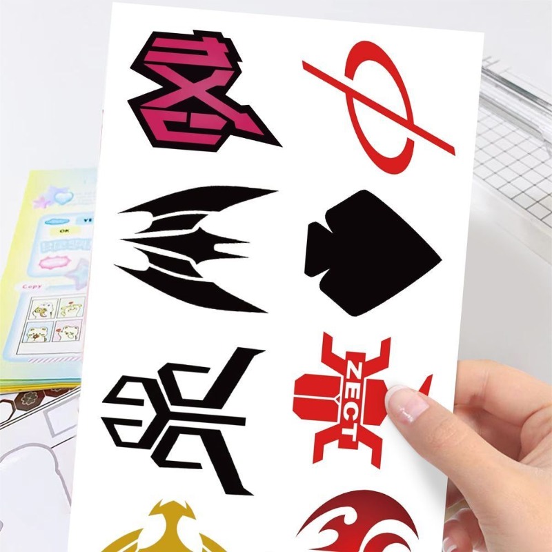 60 แผ่นสติกเกอร์โลโก้คาเมนไรเด - Laptop Tablet Accessories บทวิจารณ์และราคา