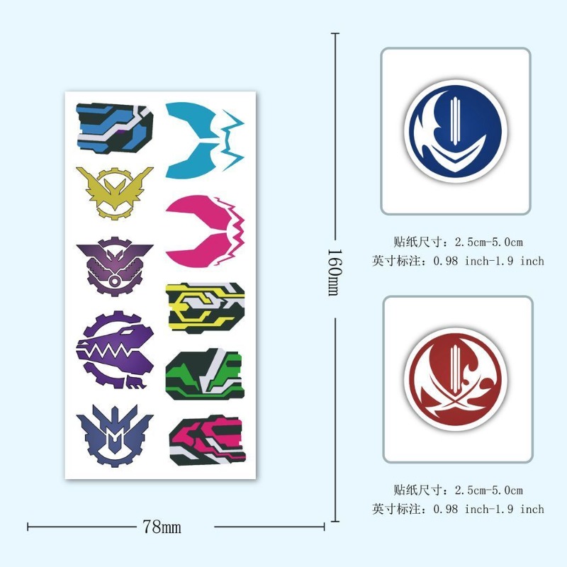 60 แผ่นสติกเกอร์โลโก้คาเมนไรเด - Laptop Tablet Accessories บทวิจารณ์และราคา